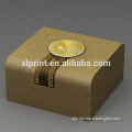 luxury tea packaging box , leather tea case for sale
